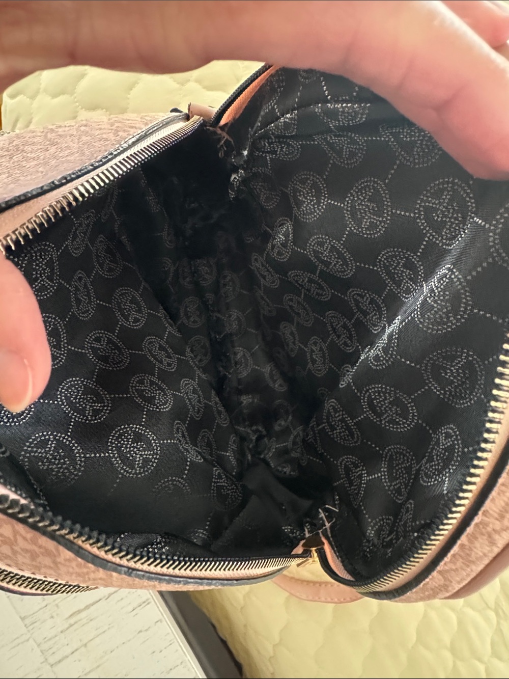 Michael Kors Dusty Pink Signature Mini Backpack - Picture 3 of 4